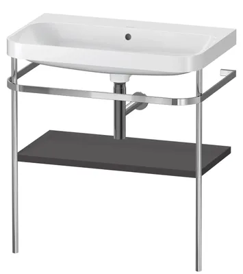 Produktbild von DURAVIT HP4837N8080 Metallkonsole bodenst. m. HD.2 Plus