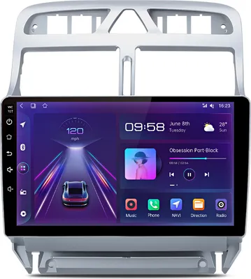 Obrázok produktu pre Carplay 2+32G Für peugeot 307 2002-2013 Android12 autoradio GPS Navi Radio BT WIFI RDS dab+ SWC