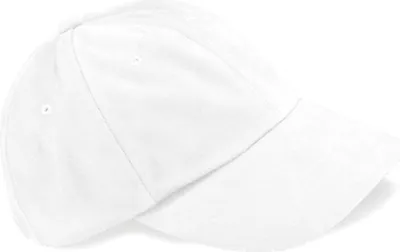 Produktbild von Beechfield B57 | Low Profile Heavy Brushed Baumwolle Cap / Kappe / Mütze / Hut - Farbe: White - Größe: One Size