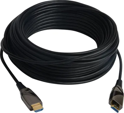 Produktbild von TECHLY HDMI 4K 60Hz AOC LWL Kabel 2xHDMI Stecker 19polig Laenge 10m Hohe Bestaendigkeit bei EMI und RFI