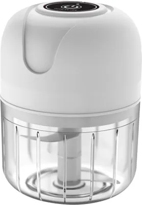 Produktbild von Elektrischer Mini-Knoblauchschneider, Mini-Gemüseschneider, tragbare elektrische Knoblauchmühle mit USB-Ladefunktion für Zwiebeln, Karotten, Fleisch, Babynahrung, Gemüse