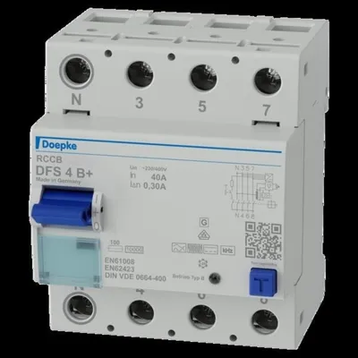 Zdjęcie produktu dla Doepke&Co. Rcd B+ 4P 440V 40A 0.3A 4Te Reg