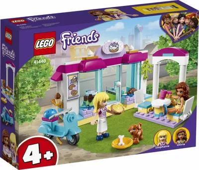 Produktbild von LEGO 41440 Friends Heartlake City Bäckerei Spielset, Spielzeug ab 4 Jahren für Jungen und Mädchen mit Stephanie und Olivia Mini Puppen