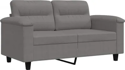 Produktbild von vidaXL 2-Sitzer-Sofa Dunkelgrau 120 cm Mikrofasergewebe