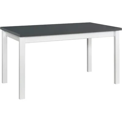 Productafbeelding van Tisch DS39, afmetingen 92x160/200 cm, grafietlaminaat / wit