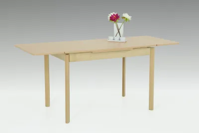 Produktbild von Esstisch Auszugstisch HAMBURG 90-142x65 cm in Buche