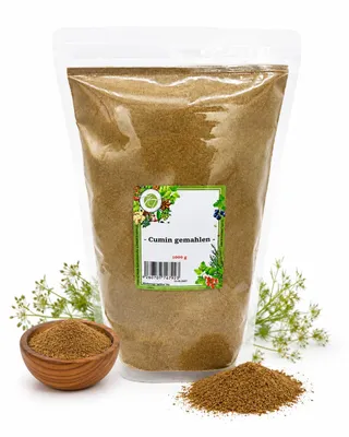 Produktbild von K T 1000 g / 1 Kg Cumin gemahlen Kreuzkümmel gemahlen Cuminpulver - 1A Qualität