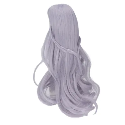 Image de Perruque longue pour poupée, perruque bouclée pour poupée, cheveux pour poupée, perruque bouclée de remplacement pour poupée, cheveux souples pour poupée