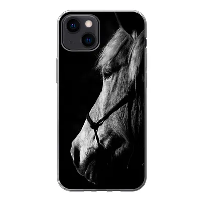 Produktbild von MuchoWow® Handyhülle Schutzhülle Hülle für iPhone 13 mini Pferd - Halfter - Leicht Silikon Softcase Handy Hülle - Softcase