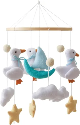 Productafbeelding van Rustgevende babymobiel met sterren voor de babykamer