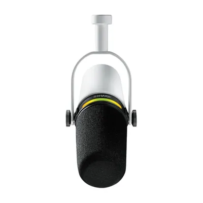Zdjęcie produktu dla Shure MV7+-W, mikrofon studyjny, -55 dB, 50–16 000 Hz, 1,78 mV/Pa, 36 dB, kierunkowy/kardioidalny