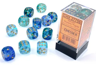 Produktbild von Chessex Nebula W6x12 Oceanic/Gold Luminary