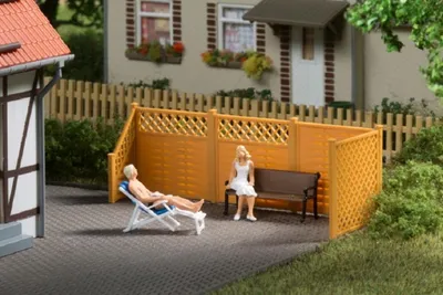 Produktbild von Auhagen Sichtschutzzaun mit Säulen 41648