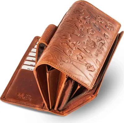 MATADOR PERTH Damen Leder Geldbörse Geldbeutel Portemonnaie