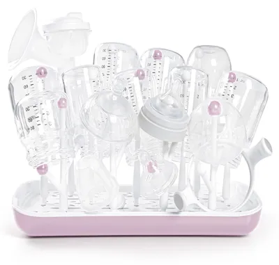 Productafbeelding van Termichy flessenwarmer: ruimtebesparende afdruiprek voor babyflessen