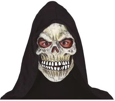 Produktbild von Guirca Skelettmaske Mit Vinylkapuze    One Size
