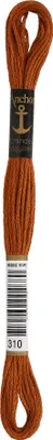 Produktbild von Anchor Sticktwist 4635000-00310 senf Stickgarn, 100 % Baumwolle