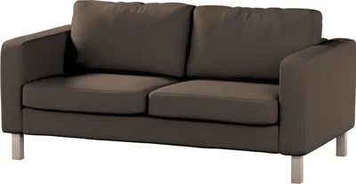Produktbild von Dekoria Bezug für Karlstad 2-Sitzer Sofa nicht ausklappbar, braun, Sofahusse, Karlstad 2-Sitzer