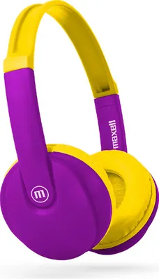 Produktbild von Maxell HP-BT350 Kabelloser Kinderkopfhörer / Headset - Bluetooth 5.0 - Lautstärkebegrenzung 85 dB - Li-Ionen-Akku - 3,5-mm-Klinkenstecker - Mikrofon [52045A]