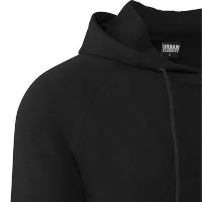 Immagine prodotto di Urban Classics Felpa con cappuccio in spugna a forma lunga Nero-S