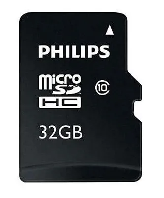 Produktbild von Philips Micro SD-Karten FM32MP45B/10, 32 GB, MicroSD, Klasse 10, Schwarz