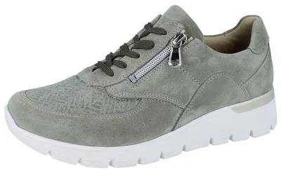 Produktbild von WALDLÄUFER Orthotritt K-Ramona Damen Halbschuhe grün Nubukleder Textil - Größe: UK 5,5