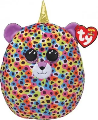 Immagine prodotto di Ty Squish-a-Boos GISELLE - leopardo arcobaleno con corno 22 cm