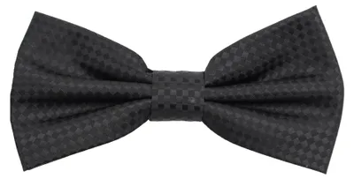 Produktbild von Fabio Farini - 1 Stück Herren Karomuster Fliegen - Männer Querbinder Vorgebunden Bowtie Schwarz