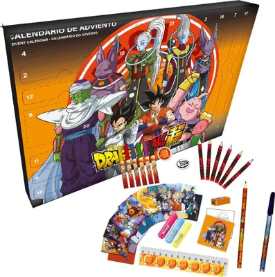 Immagine prodotto di Calendario dell'Avvento di Dragon Ball con personaggi da collezione e sorprese