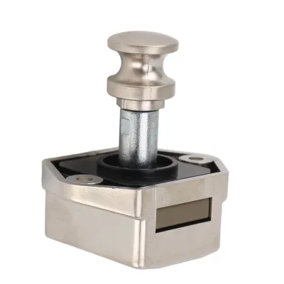 Imagen del producto de Cerradura para armarios de vehículos recreativos, cerradura para armarios de vehículos recreativos con botón pulsador, cerradura para cajones de vehículos recreativos, cerradura mini con botón pulsador, cerradura para armarios con botón pulsador, cierre mini con botón pulsador para armarios de vehículos recreativos