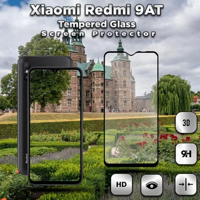 Produktbild von 1-Pack Xiaomi Redmi 9AT Displayschutzfolie - Gehärtetes Glas 9H - Super Qualität 3D