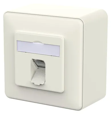 Obrázok produktu pre METZ CONNECT 130D370002-I, RJ-45, Biela, 1 kusov