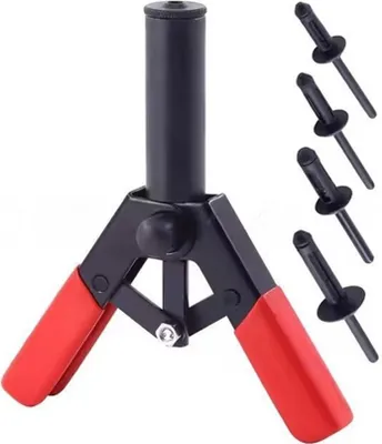 Produktbild von INF 41-teiliges Kunststoff-Nietpistolen-Set - Schnelles Befestigen, Entfernen