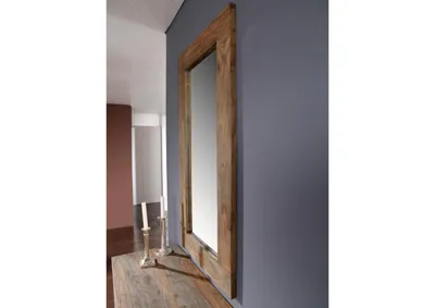 Produktbild von MASSIVMOEBEL24 Spiegel Sheesham 115x3x60 grau geölt NATURE GREY #01