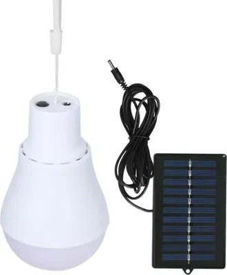 Produktbild von Tragbare 12-LED-Solar-Glühbirne, Außenlampe, Camping-Notbeleuchtung