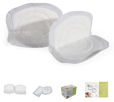 Produktbild von Cangaroo sanfte Pflege Stilleinlagen 60 + 6 Einwegpads im Set Durchmesser 130 mm