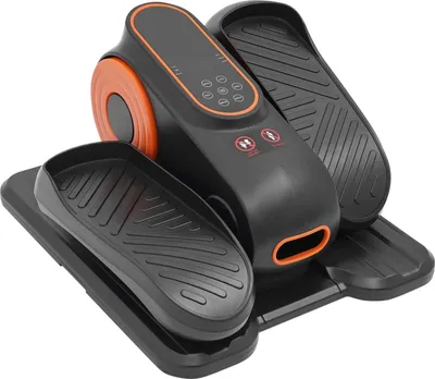 Produktbild von Pedaltrainer für unter den Schreibtisch - Elliptischer Mini-Heimtrainer - Tragbar - Fernbedienung - LCD-Display - Krafttraining - Schwarz