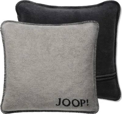 Zdjęcie produktu dla JOOP! poduszka Uni-Doubleface z wypełnieniem Popielaty antracyt 50 x 50 cm