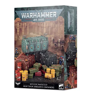 Produktbild von Warhammer 40.000 Battlezone Manufactorm Munitorum Armoured Containers