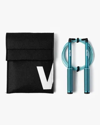Immagine prodotto di Velites Fire 2.0 Speed Rope Blue – Corda per saltare professionale per CrossFit®, Hyrox e Functional Fitness