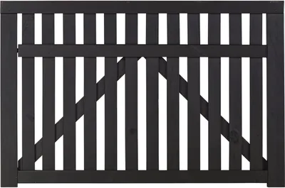 Produktbild von Plus Einzeltor Country 150 x 98 cm schwarz