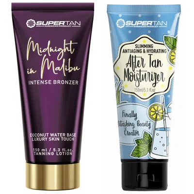 Obrázek produktu pro Supertan Midnight v Malibu Strong Bronzer + After Tan