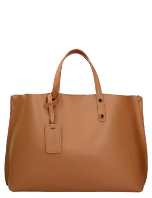 Produktbild von Selene Chic Handtasche aus echtem Leder Cognac von Chiara Ferretti UNICA 48x31x11 cm