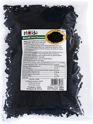 Immagine prodotto di Alga wakame essiccata 500 g - Nobi