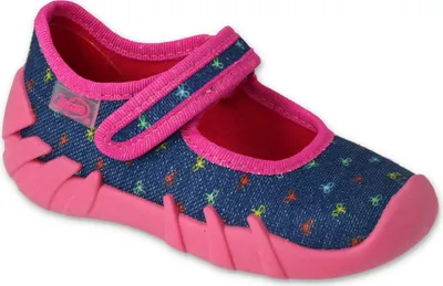 Produktbild von Ballerinas, Slipper, Befado Speedy 109p255, blau-pink, Lederinnensohle