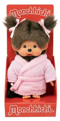 Image de Bandai Monchhichi - Peignoir rose