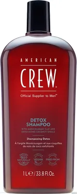 Image de American Crew Detox Shampoo shampooing shampooing nourrissant pour tous les types de cheveux 1000 ml