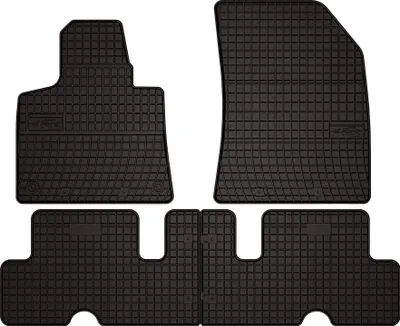 Immagine prodotto di Tappetini auto in gomma adatto per Citroen C4 Spacetourer (2013-2018, monovolume) neri, set 4 pz, con fissaggi