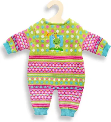 Image de Grenouillère tricotée "Froschi" taille 28-35 cm