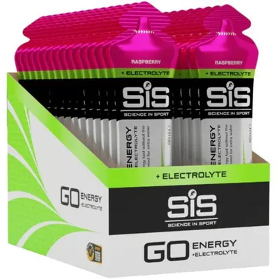 Produktbild von Science in Sport GO Energy + Electrolyte Gel Himbeere 30 x 60 ml